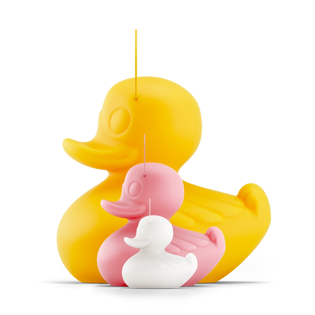 Lampka basenowa LED bezprzewodowa w kształcie kaczki 31cm — Duck Lamp S