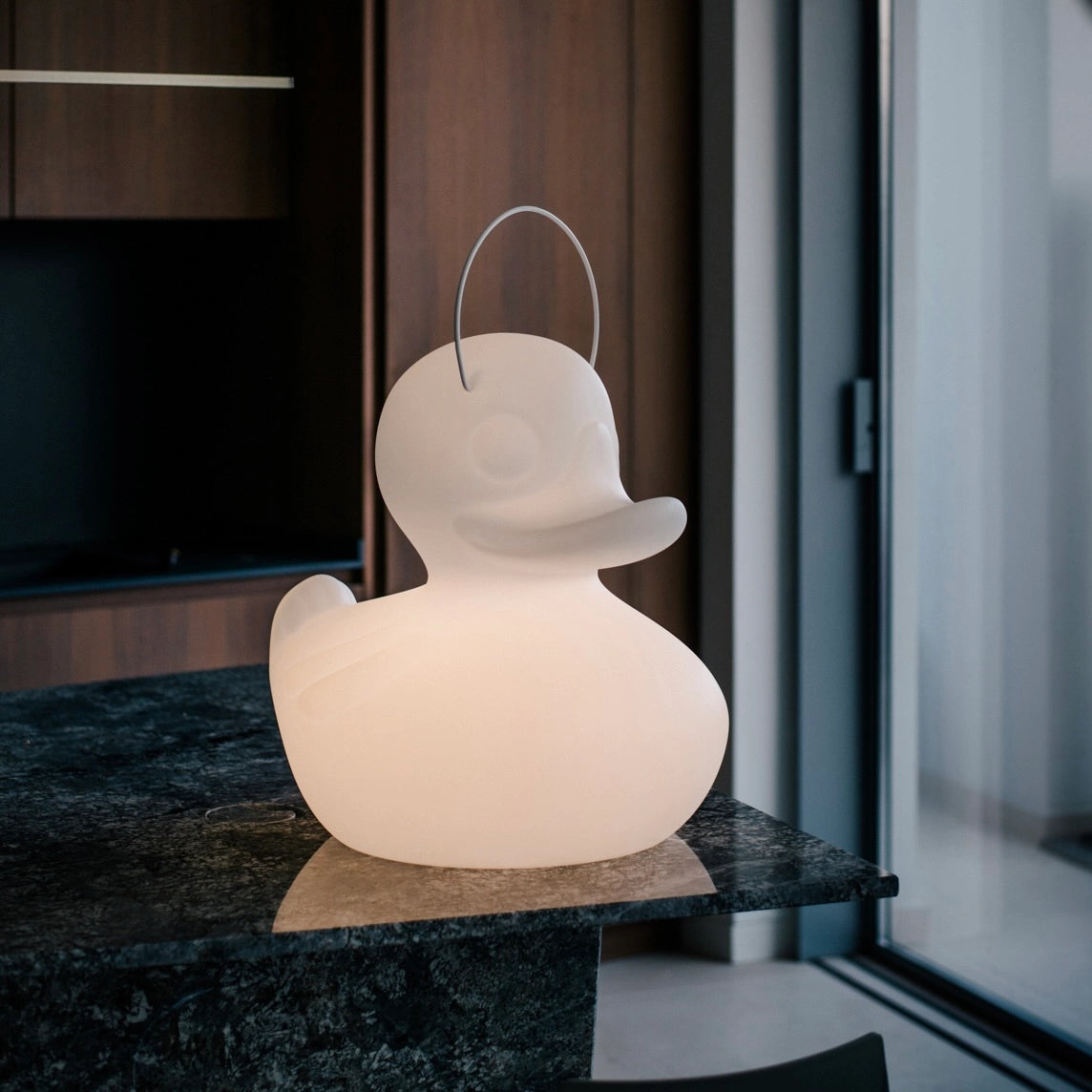 kids room lamps, Lampa pływająca do basenu, ogrodu i wnętrz LED akumulatorowa 51cm – Duck Lamp XL