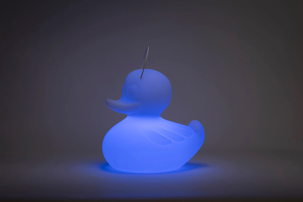 event lamps, garden watr swimingpool light Lampa pływająca do basenu, ogrodu i wnętrz LED akumulatorowa 51cm – Duck Lamp XL