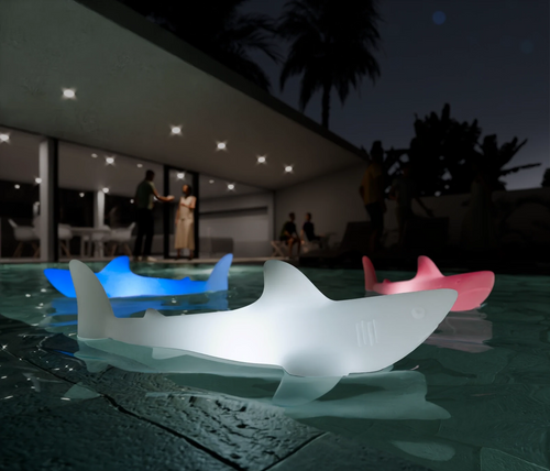 Lampa pływająca do basenu, ogrodu i wnętrz LED akumulatorowa 70cm – Bobb Lamp, floating lights distributor, producer, lights cordless floting garden